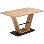 ESSTISCH in Holzwerkstoff 138/80/76 cm  - Eichefarben/Eiche Wotan, Design, Holzwerkstoff (138/80/76cm) - Novel