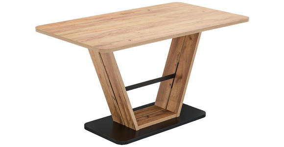 ESSTISCH in Holzwerkstoff 138/80/76 cm  - Eichefarben/Eiche Wotan, Design, Holzwerkstoff (138/80/76cm) - Novel