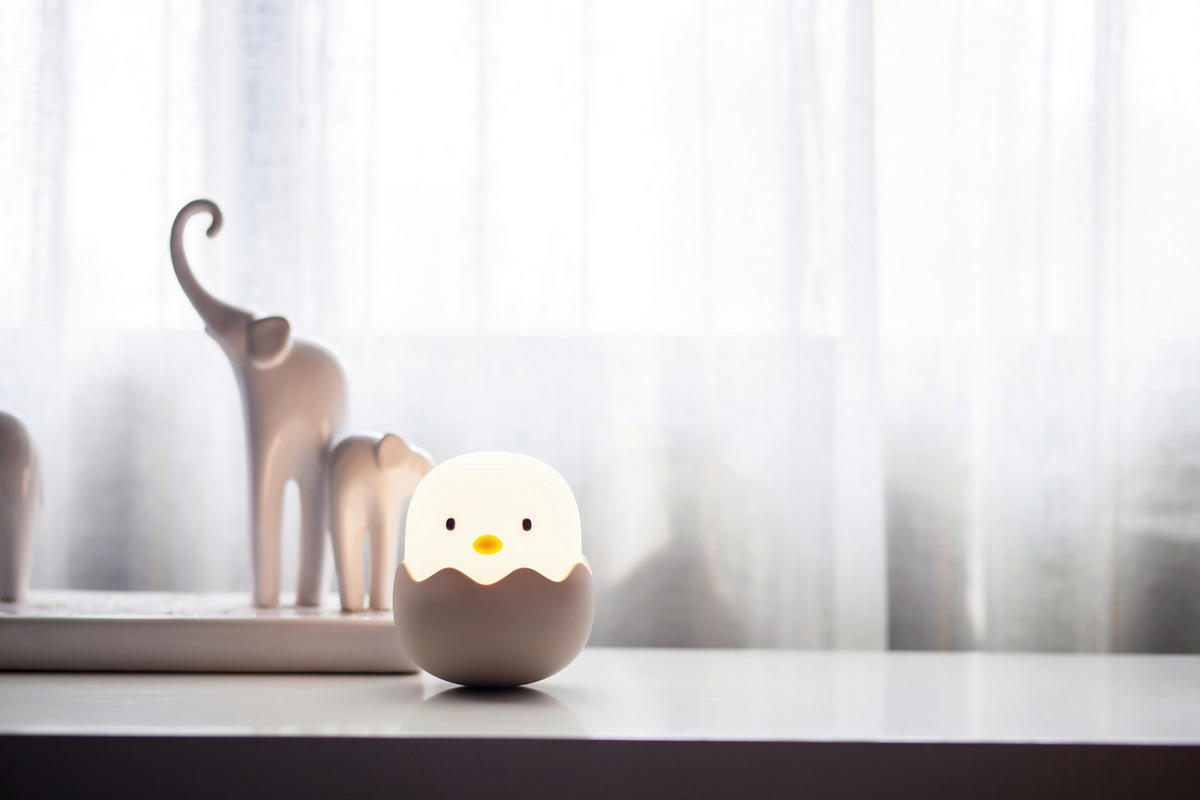 KINDER-NACHTLICHT Eggy 15/9/15 cm   - Multicolor, Trend, Kunststoff (15/9/15cm)