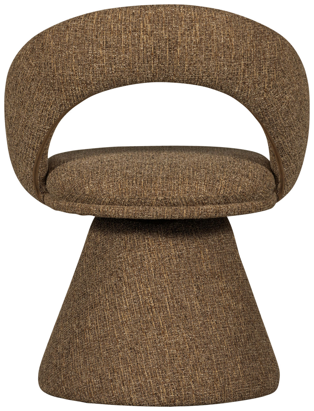 ARMLEHNSTUHL  Sitzfläche 360° drehbar Webstoff  - Sandfarben, MODERN, Textil (63/80/57cm) - Livetastic