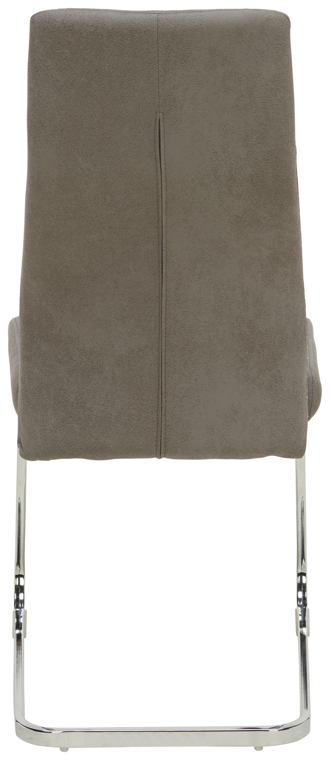 Thumbnail - Ti'me Schwingstuhl, Grau, Chrom, Metall, Textil, C-Form, 44x101x60 cm, Esszimmer, Stühle, Esszimmerstühle, Schwingstühle