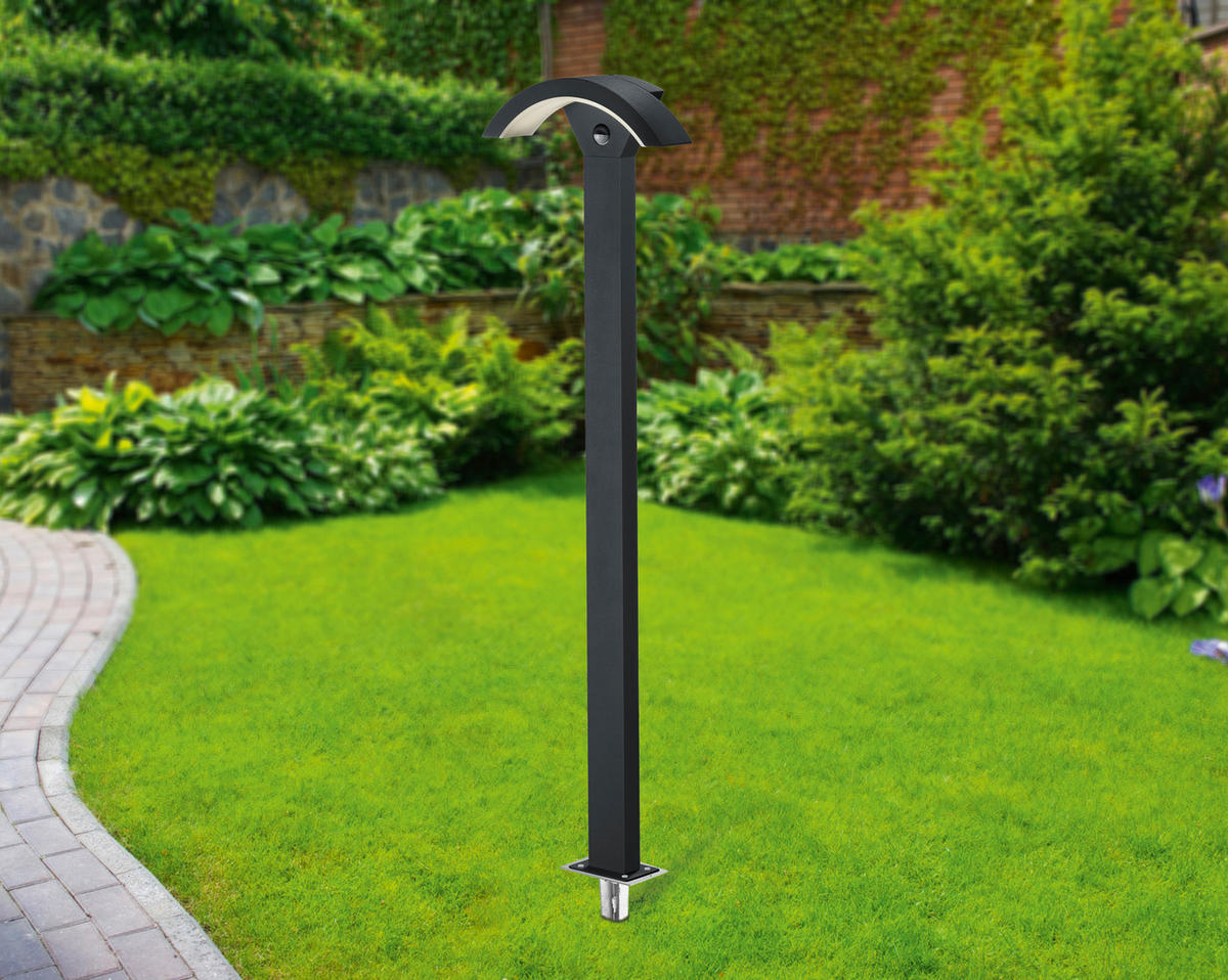 GARTENSTECKER - Nickelfarben, Design, Metall (20/14cm) - Trio Leuchten