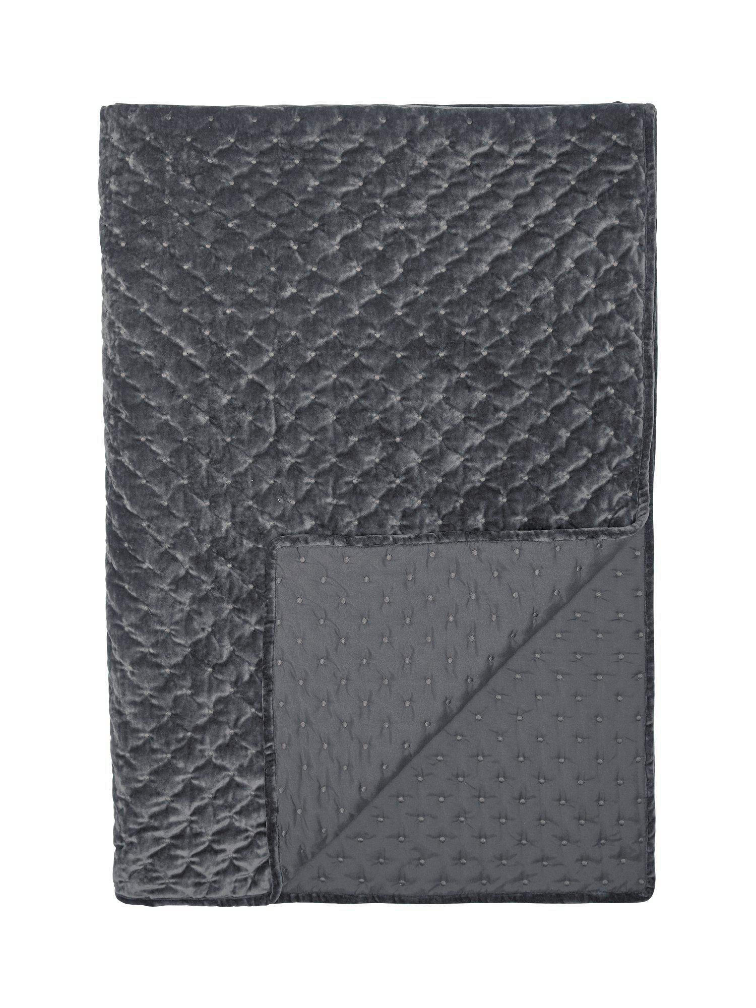 TAGESDECKE 180/260 cm  - Grau, Basics, Textil (180/260cm)