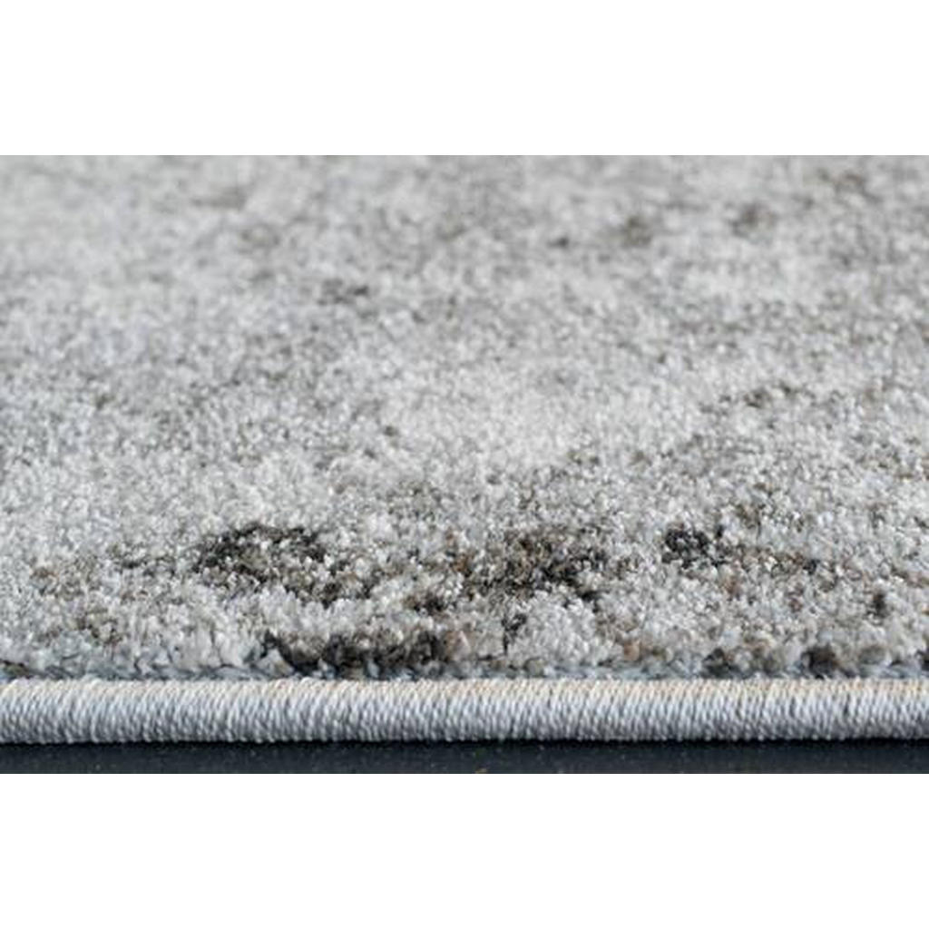 Thumbnail - Novel Webteppich Sorrent, Silber, Hellgrau, Dunkelgrau, Textil, Abstraktes, rechteckig, 67x140 cm, Oeko-Tex® Standard 10...