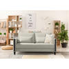 SCHLAFSOFA in Cord Creme, Schwarz  - Creme/Schwarz, Design, Holz/Textil (174/88/104cm) - Niels Andersson