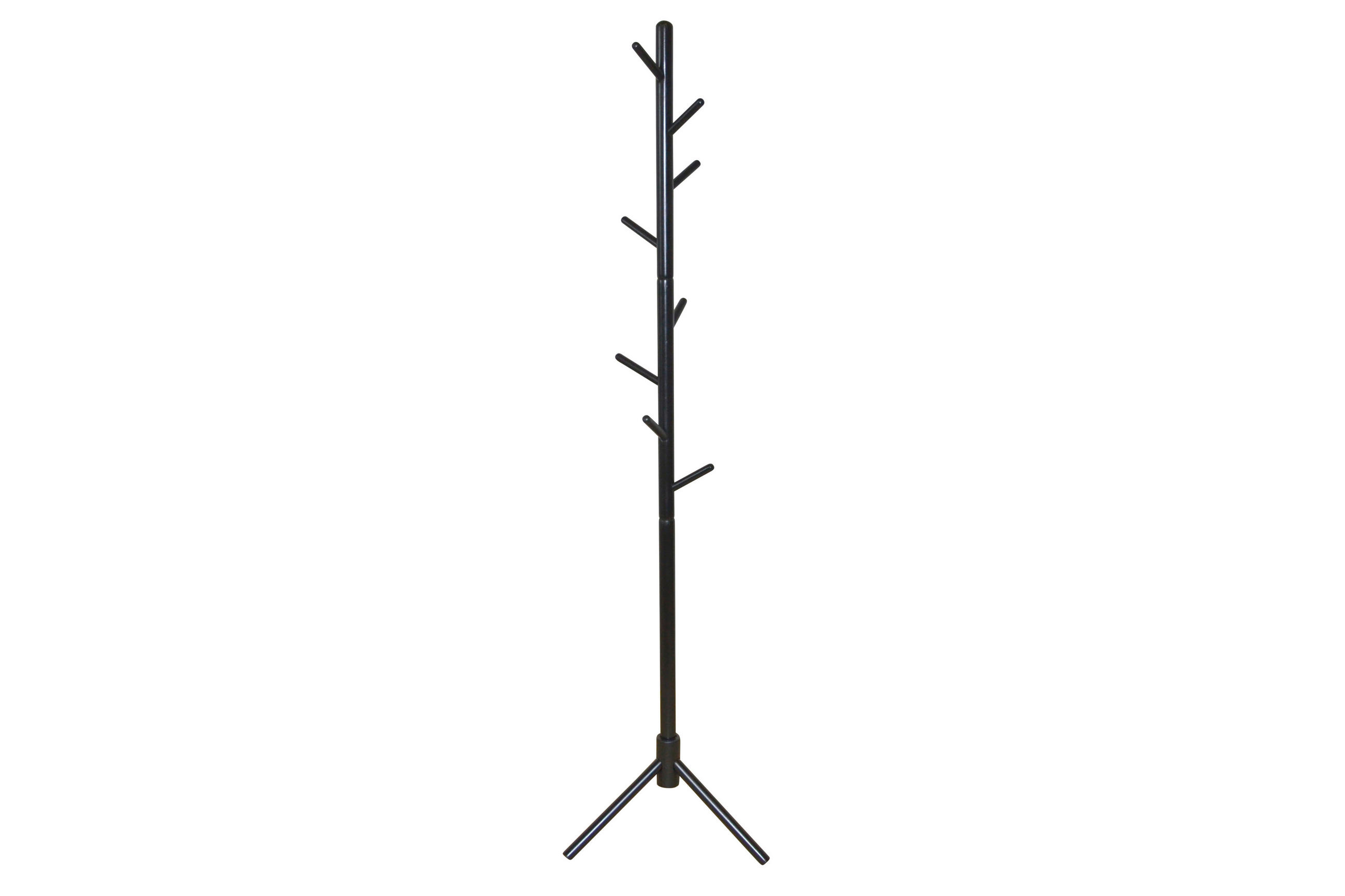 GARDEROBENSTÄNDER in Schwarz   - Schwarz, Design, Holz (45/45/174cm) - MID.YOU