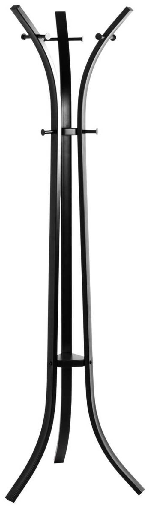 Kleiderständer 25588 Schwarz Stahl 9 Haken H: 177 cm