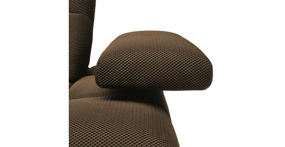 ECKSOFA in Struktur Taupe 233/313 cm - Taupe/Schwarz, Design, Kunststoff/Textil (233/313cm) - Emilio Belluti