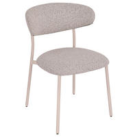 STUHL Webstoff Creme, Greige  - Greige/Creme, MODERN, Textil/Metall (55/80/61cm) - MID.YOU