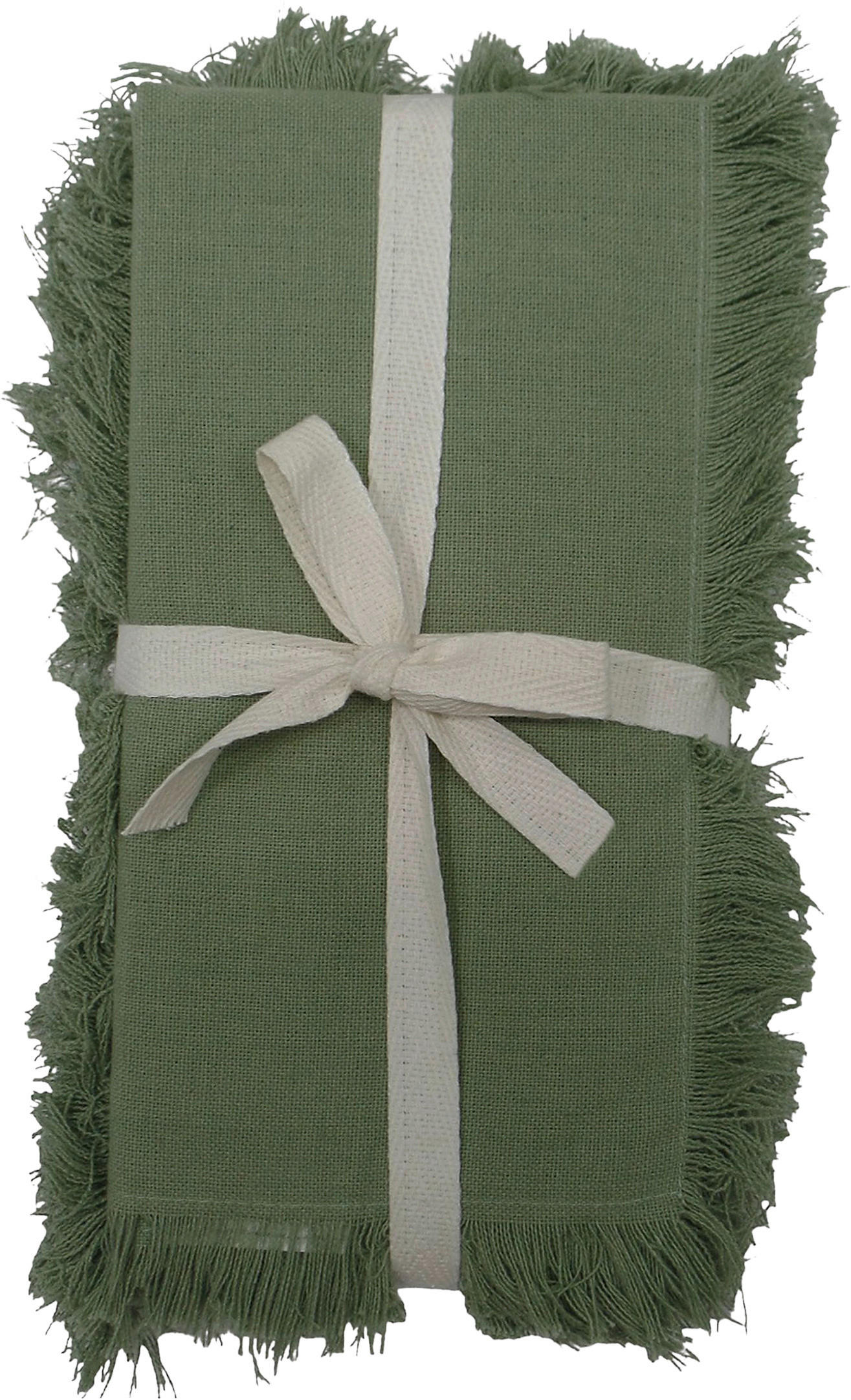 TYGSERVETT  40/40 cm  4 styck  - grön, Basics, textil (40/40cm)