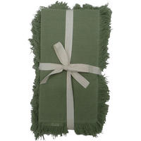 TYGSERVETT  40/40 cm  4 styck  - grön, Basics, textil (40/40cm)