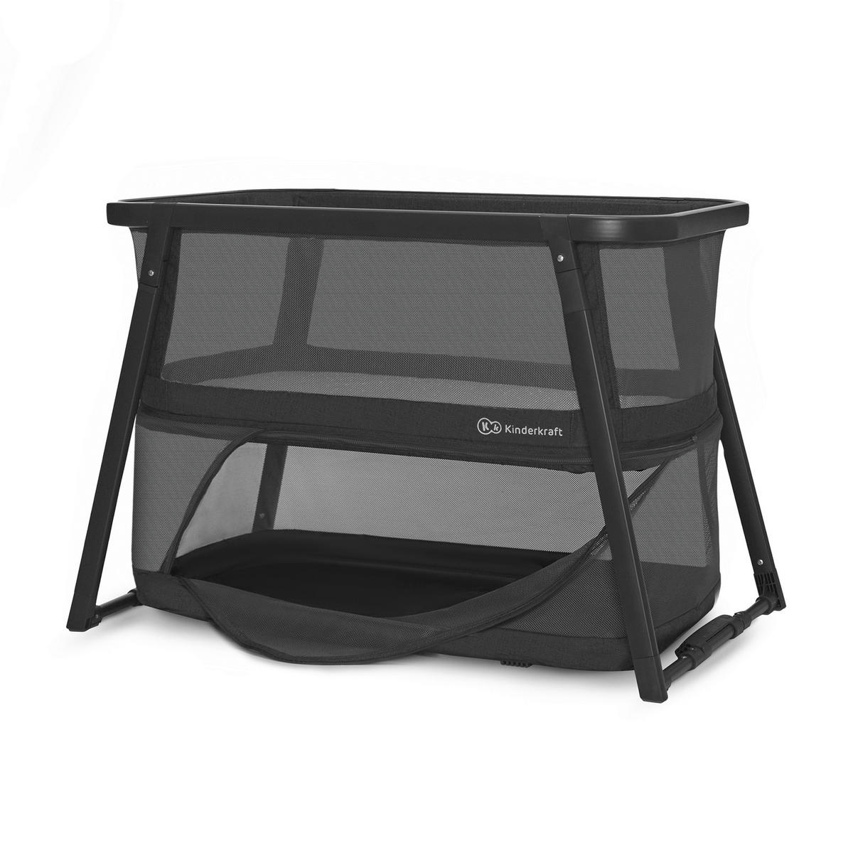 REISEBETT Sofi Plus   - Dunkelgrau, Basics, Textil/Metall (50/90cm) - kinderkraft