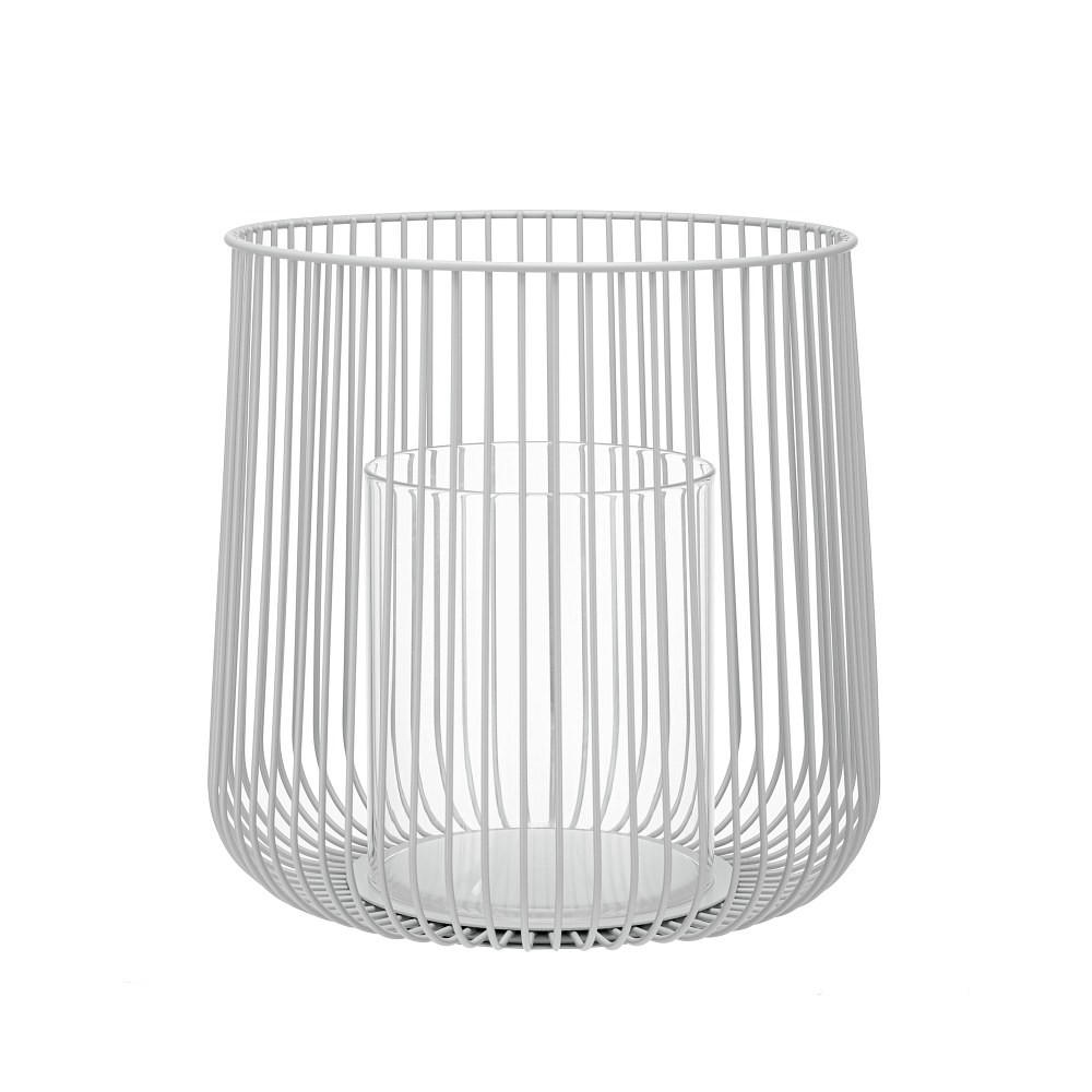 LATERNE - Hellgrau, KONVENTIONELL, Metall (29,0/29,0cm) - Blomus