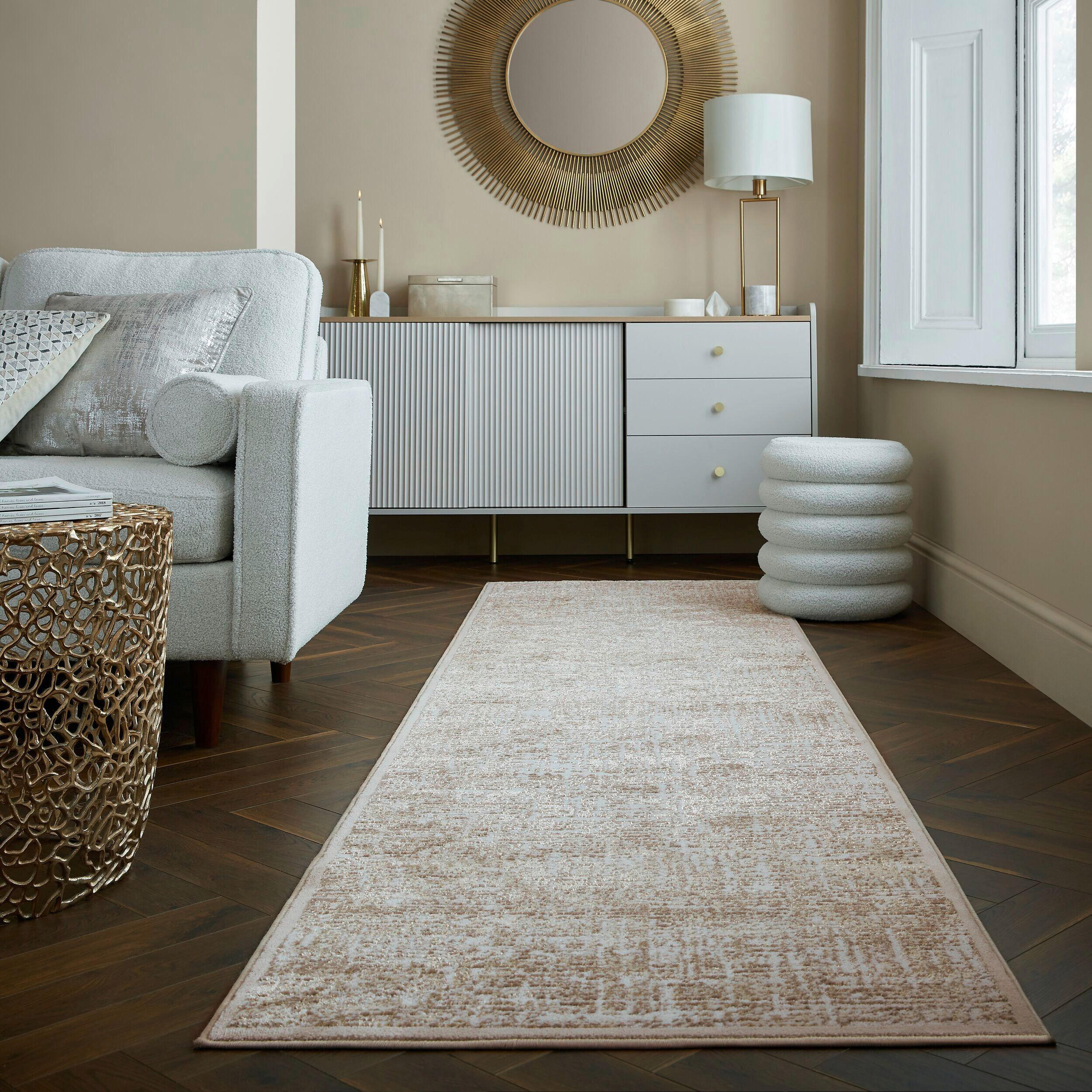 BEHÚŇ, 80/300 cm, šampanská - šampanská, Basics, textil (80/300cm)