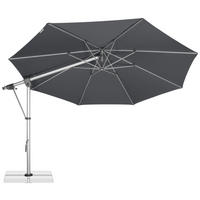 AMPELSCHIRM 350 cm Anthrazit  - Anthrazit/Silberfarben, Basics, Textil/Metall (350/350cm) - Doppler