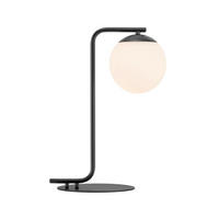TISCHLEUCHTE Grant 14,5/41 cm  - Schwarz, Design, Glas (14,5/41cm) - Nordlux