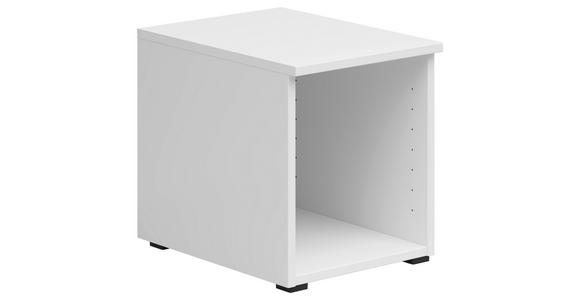 REGALAUFSATZ Weiß - Weiß, MODERN, Holzwerkstoff (30/35/40cm) - Carryhome
