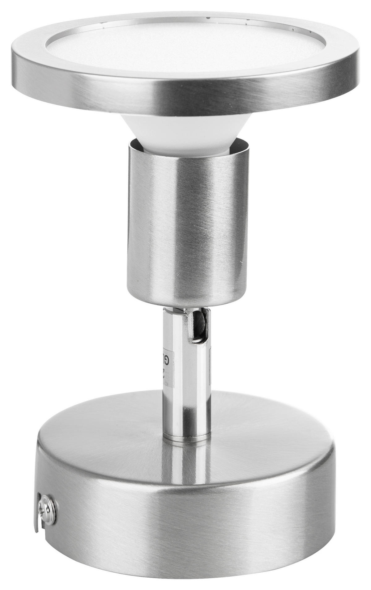 LED-STRAHLER 8/14 cm   - Nickelfarben, Design, Metall (8/14cm) - Globo