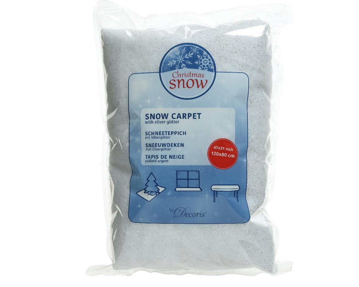 VEŠTAČKI SNEG - bela/srebrna, Osnovno, plastika (120/40/55cm) - X-Mas