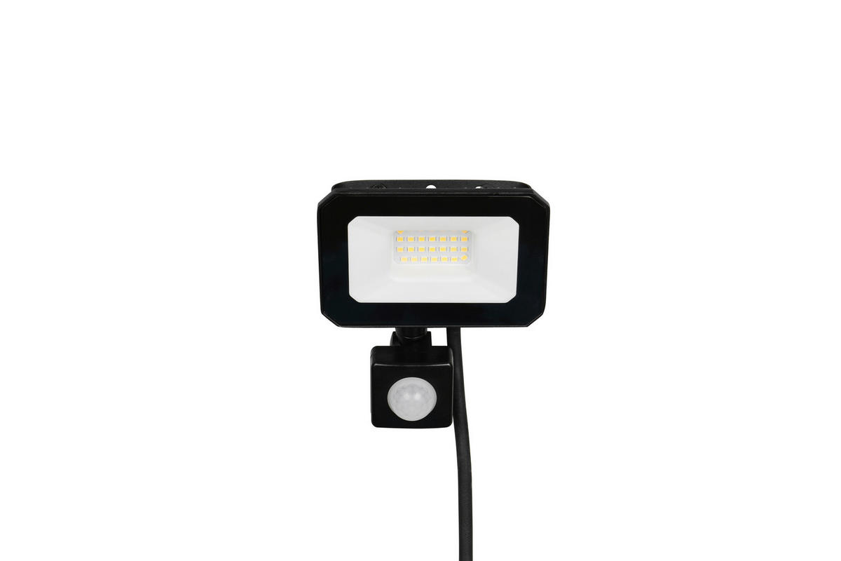 AUSSENWANDLEUCHTE - Weiss/Schwarz, Design, Glas/Metall (14/12/11cm)