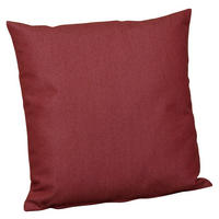 ZIERKISSEN in Rot Uni 40/40 cm  - Rot, Basics, Textil (40/40cm)