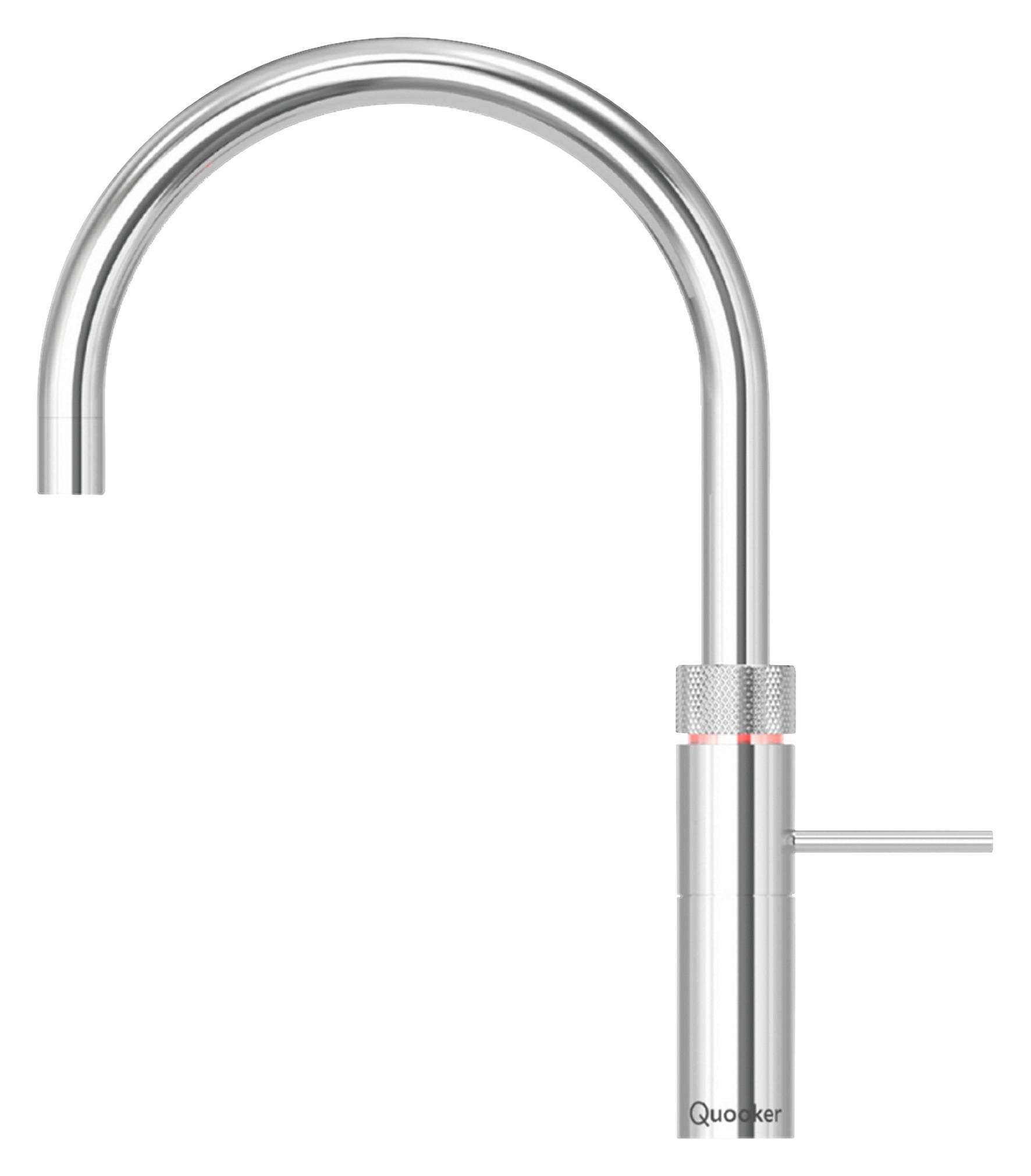 KÜCHENARMATUR Fusion Round  - Chromfarben, Basics, Metall (4/36,6/25,1cm) - Quooker