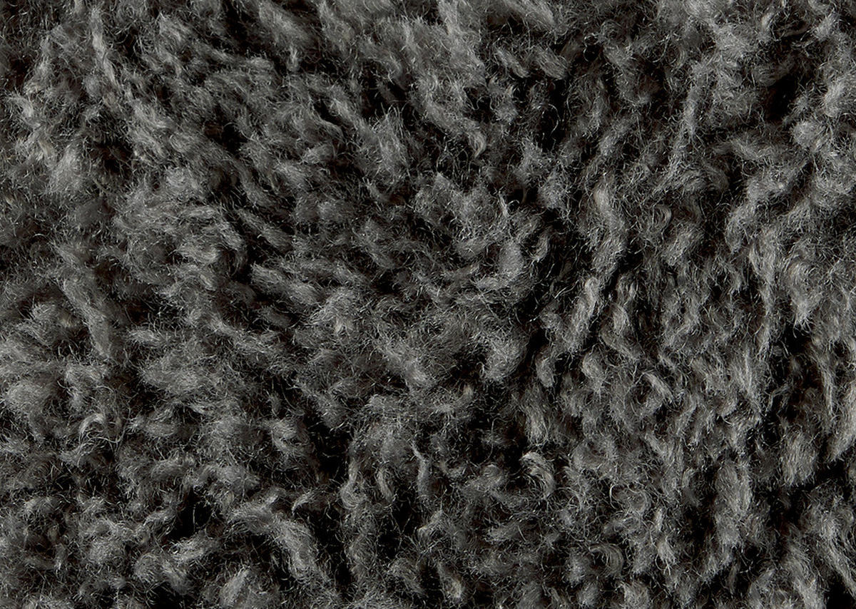 2-SITZER-SOFA  in Hochflor Echtleder Anthrazit, Hellgrau  - Anthrazit/Hellgrau, Design, Leder/Holz (240/65/104cm) - Koinor