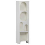 REGAL Weiß  - Weiß, KONVENTIONELL, Holzwerkstoff (48/180/32cm) - Ambia Home