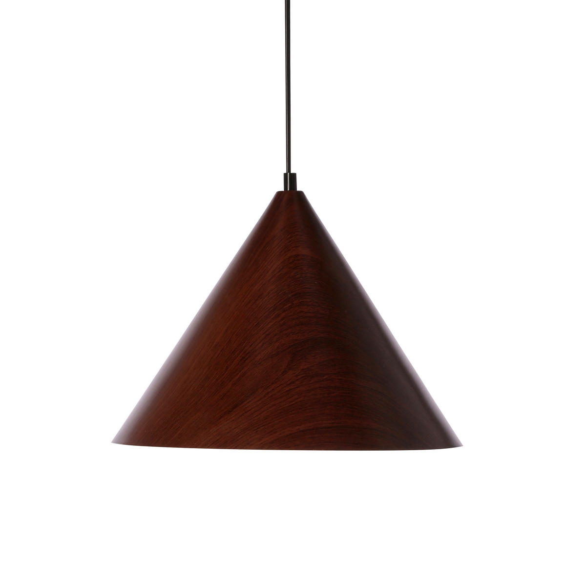 HÄNGLAMPA Dunca 32/32/115 cm  - nötfärg/svart, Design, metall (32/32/115cm)