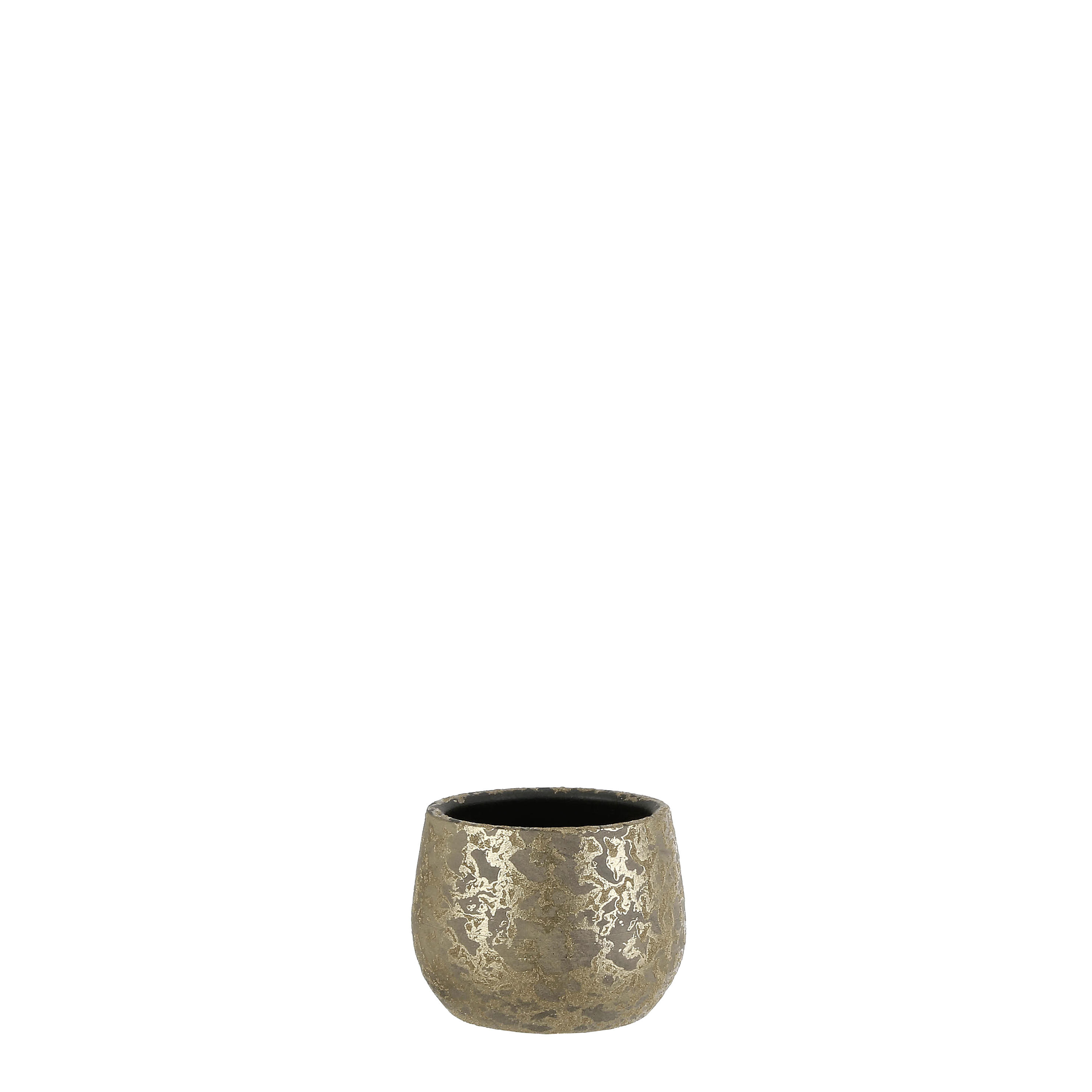 TEGLA ZA BILJKE  keramika  - zlatne boje, Basics, keramika (16,5/13cm)