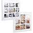 Strukturen BILD - Silberfarben/Grau, Design, Holz/Textil (55/55cm) - Monee