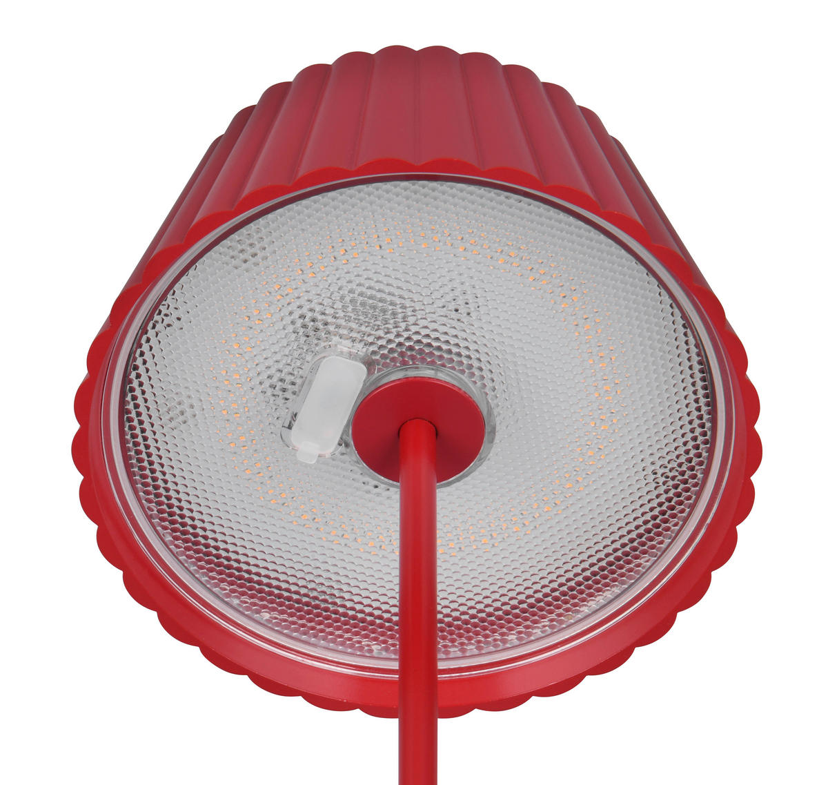NABÍJATEĽNÁ STOLNÁ LAMPA 13,5/39 cm - červená, Trend, kov (13,5/39cm)