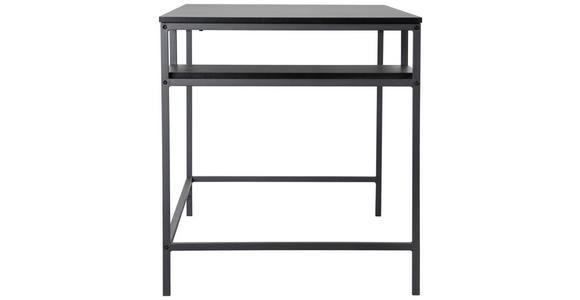 SCHREIBTISCH 140/70/75 cm  in Schwarz  - Schwarz, Design, Holzwerkstoff/Metall (140/70/75cm) - Carryhome