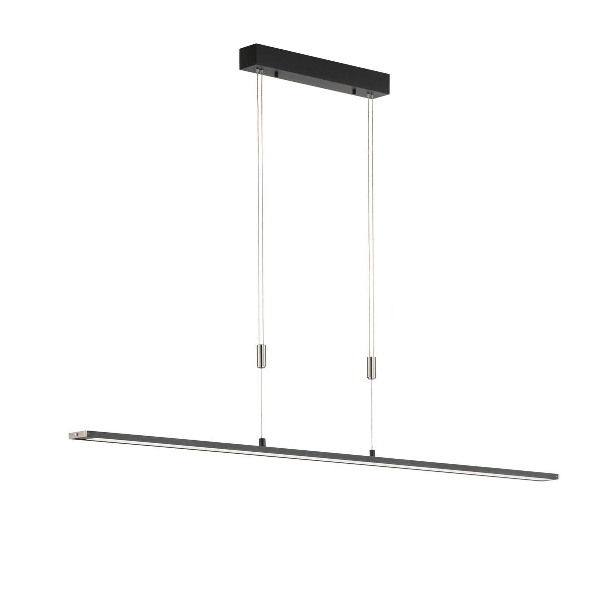 LED-HÄNGELEUCHTE 6/160 cm  - Schwarz, Design, Metall (6/160cm)