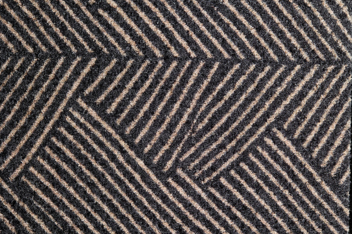 FUßMATTE  50/70 cm  Anthrazit, Hellgrau  - Anthrazit/Hellgrau, Trend, Textil (50/70cm) - Schöner Wohnen