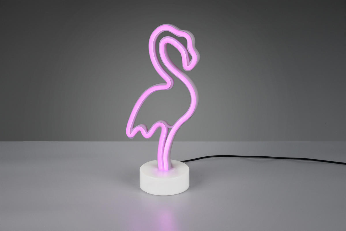 NAMIZNA LED-SVETILKA  FLAMINGO       13,5/29,2/8,5 cm      - bela, Trend, umetna masa (13,5/29,2/8,5cm)