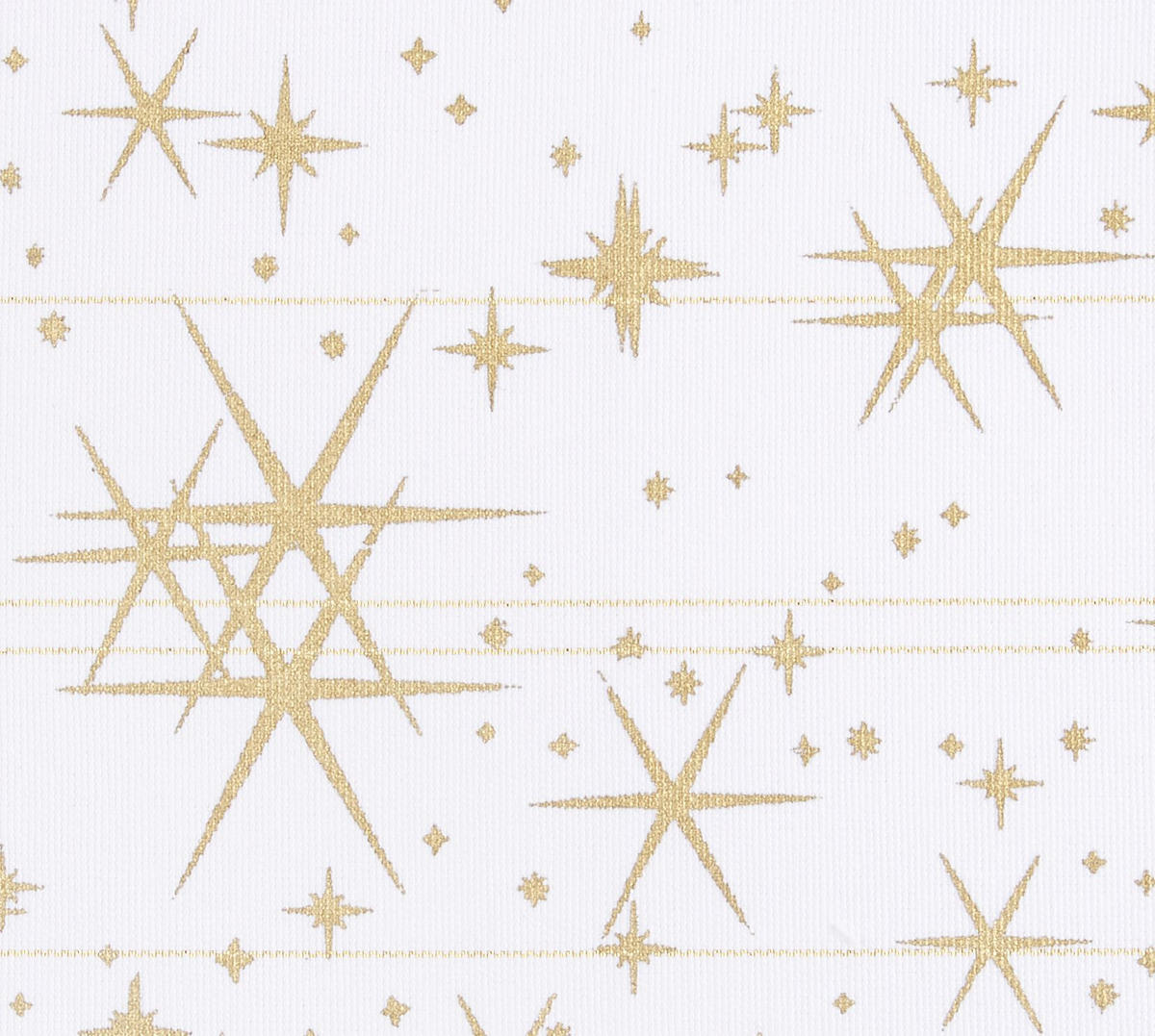 PRESTIERANIE, bavlna, 33/48 cm - biela/zlatá, Basics, textil (33/48cm) - X-Mas