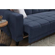 ECKSOFA  in Webstoff Dunkelblau  302/216 cm  - Schwarz/Dunkelblau, Design, Holz/Textil (302/216cm) - Xora
