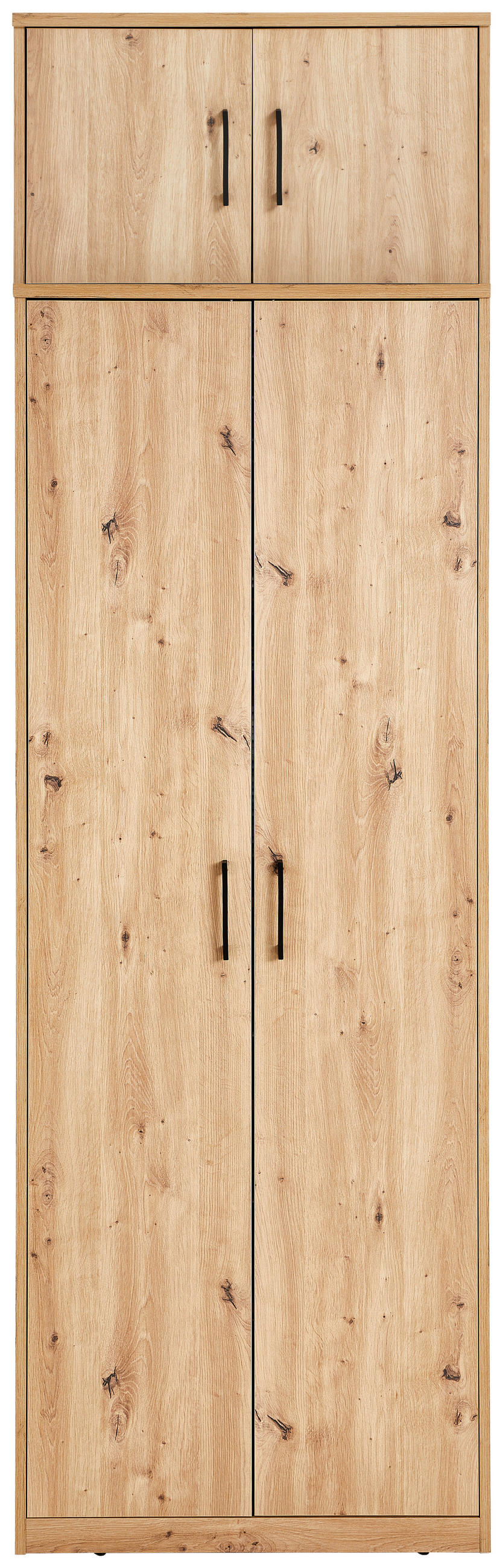EXTENSIE LA DULAP in stejar Artisan  - stejar Artisan/negru, Basics, metal/material pe bază de lemn (72/43/36cm) - Xora