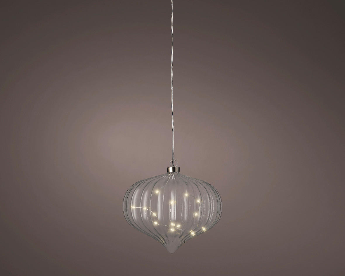 LED-DEKOLEUCHTE - Klar, Basics, Kunststoff (20/20/21cm)