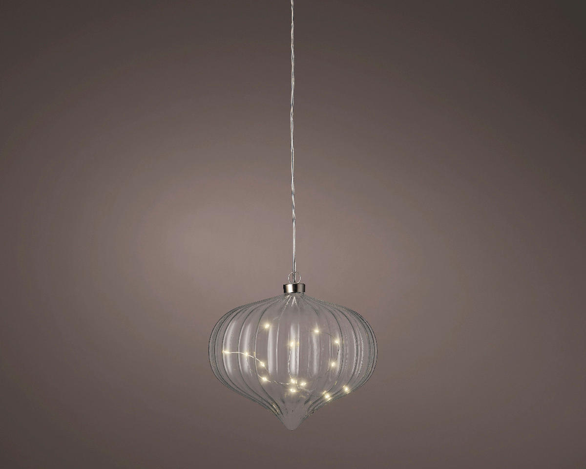 LED-DEKOLEUCHTE - Klar, Basics, Kunststoff (20/20/21cm)