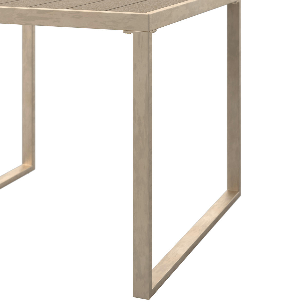 VRTNA LOUNGE GARNITURA jeklo  - bež, Moderno, kovina/umetna masa (75/75/64.5cm) - Ambia Garden