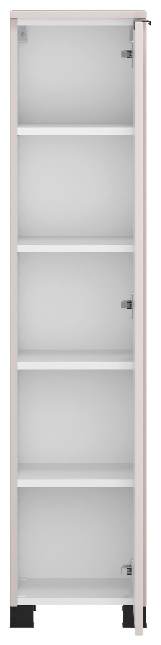 MIDISCHRANK 30/130/35 cm  - Kaschmir/Schwarz, Modern, Holzwerkstoff/Kunststoff (30/130/35cm) - Held