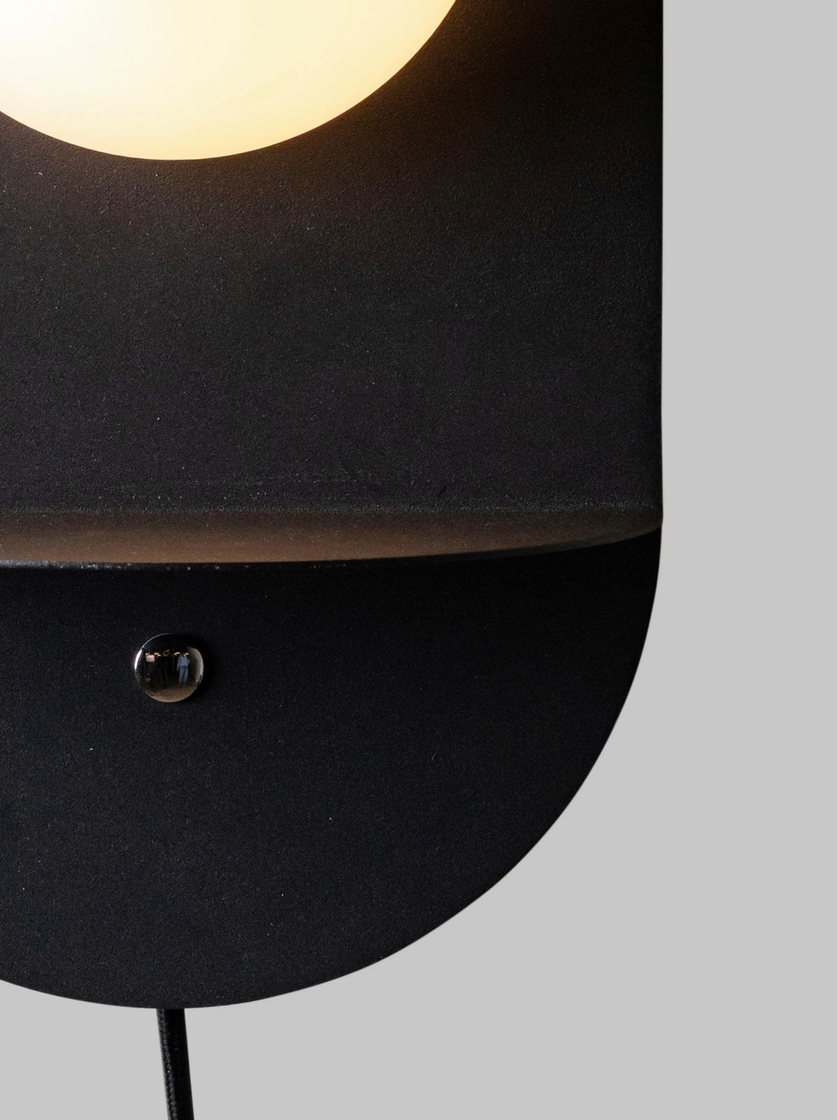 WANDLEUCHTE It's About RoMi 13,2/20/34 cm   - Schwarz, Design, Glas/Metall (13,2/20/34cm) - It's about Romi