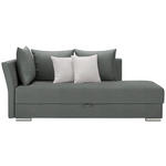 LIEGE  in Webstoff Mintgrün  - Chromfarben/Graphitfarben, Design, Kunststoff/Textil (220/93/100cm) - Xora