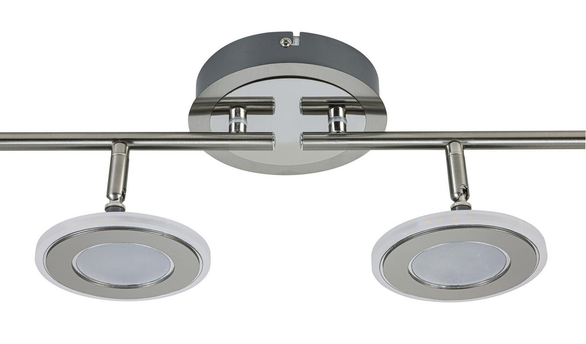 LED-SPOTLIGHT 82/17,5/13 cm   - kromfärg/nickelfärgad, Design, metall/plast (82/17,5/13cm) - Novel