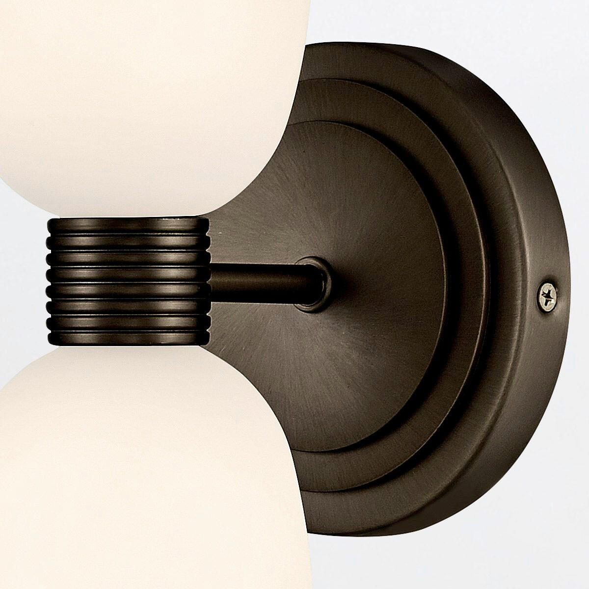 BADEZIMMER-WANDLEUCHTE Hinkley 37,3/12/14,5 cm  - Schwarz, KONVENTIONELL, Glas/Metall (37,3/12/14,5cm) - Elstead Lighting