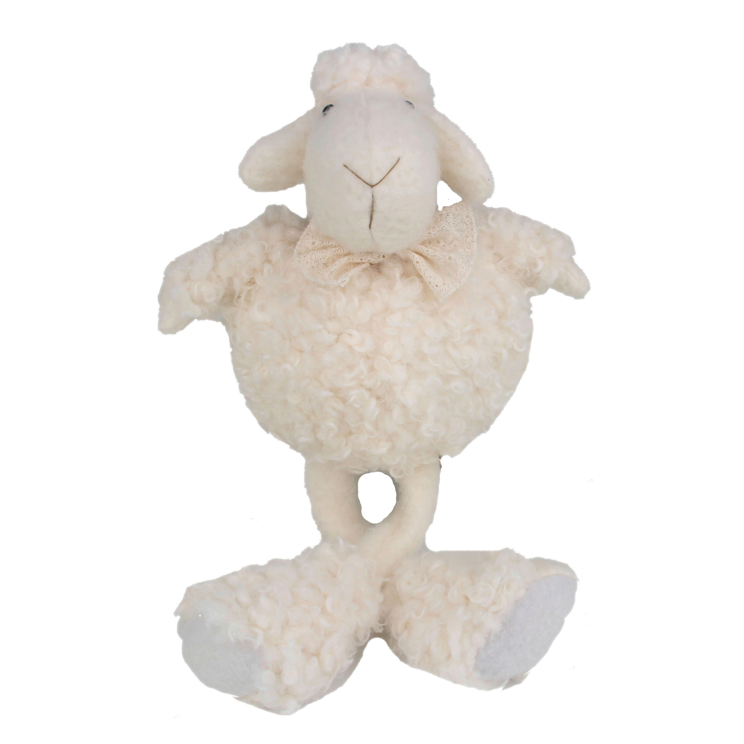 DEKOSCHAF - Creme, LIFESTYLE, Textil/Stein (25/48/20cm)