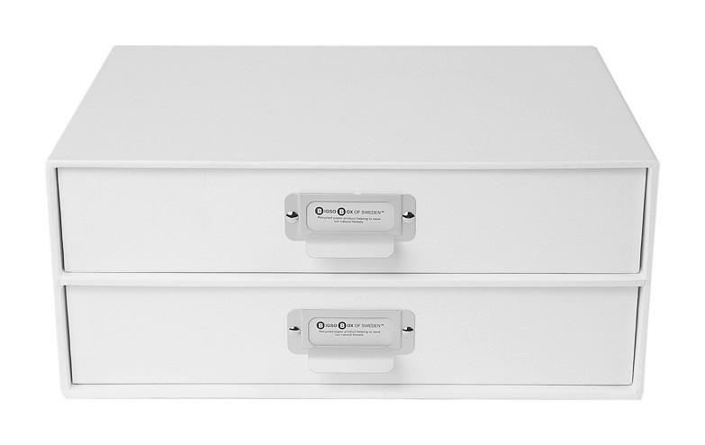 SCHUBLADENBOX Karton Weiß  - Weiß, Basics, Karton (33/25,5/14,5cm)