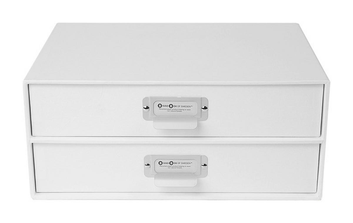 SCHUBLADENBOX Karton Weiß  - Weiß, Basics, Karton (33/25,5/14,5cm)